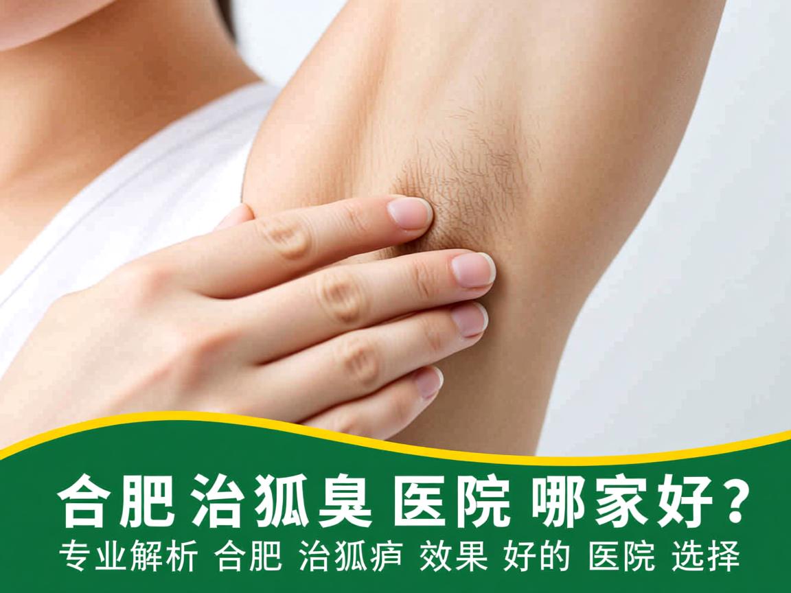 合肥治狐臭医院哪家好？专业解析合肥治狐臭效果好的医院选择