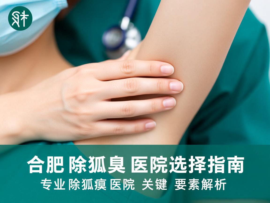 合肥除狐臭医院选择指南，专业除狐臭医院的关键要素解析