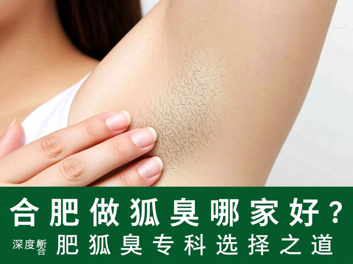 合肥做狐臭哪家好？深度解析合肥狐臭专科选择之道