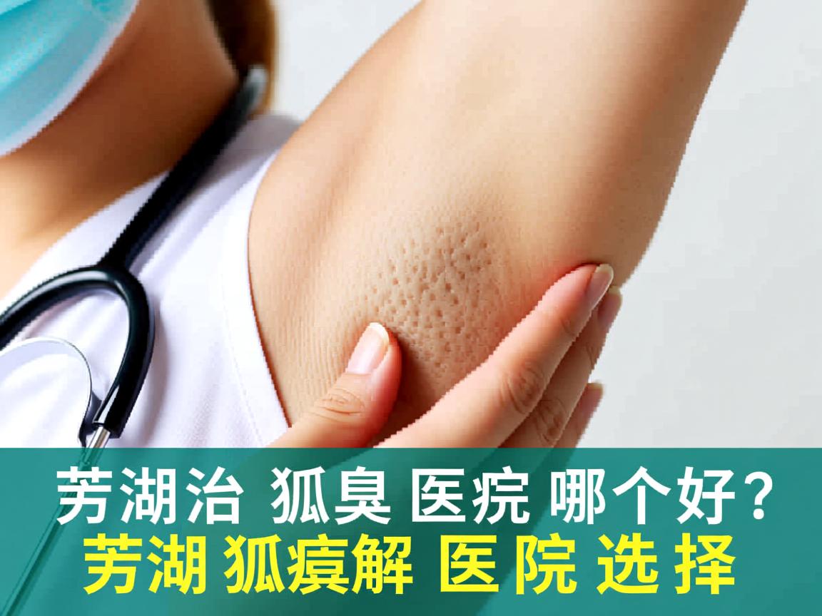 芜湖治疗狐臭医院哪个好？专业解析芜湖狐臭治疗的医院选择