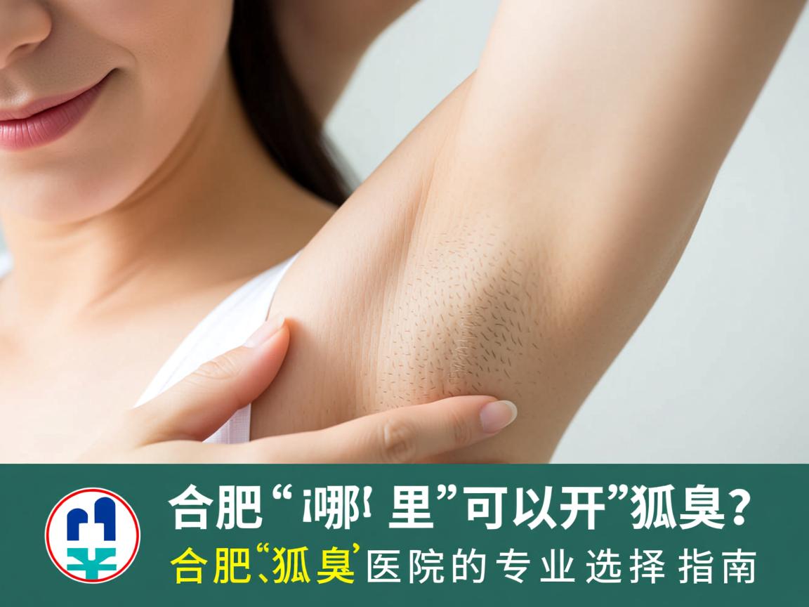 合肥哪里可以开狐臭？合肥狐臭医院的专业选择指南