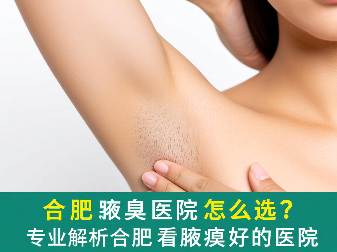 合肥腋臭医院怎么选？专业解析合肥看腋臭好的医院
