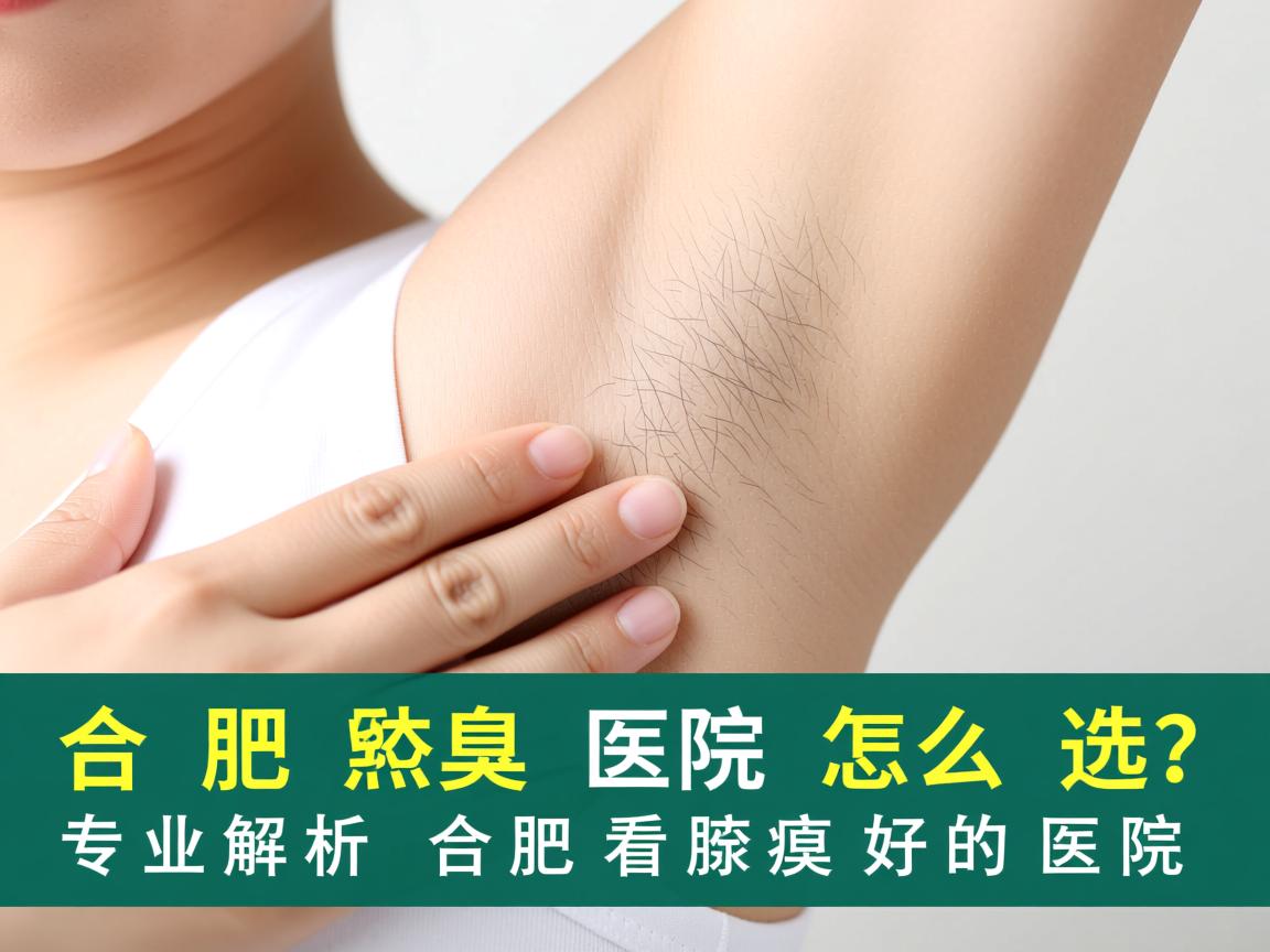合肥腋臭医院怎么选？专业解析合肥看腋臭好的医院
