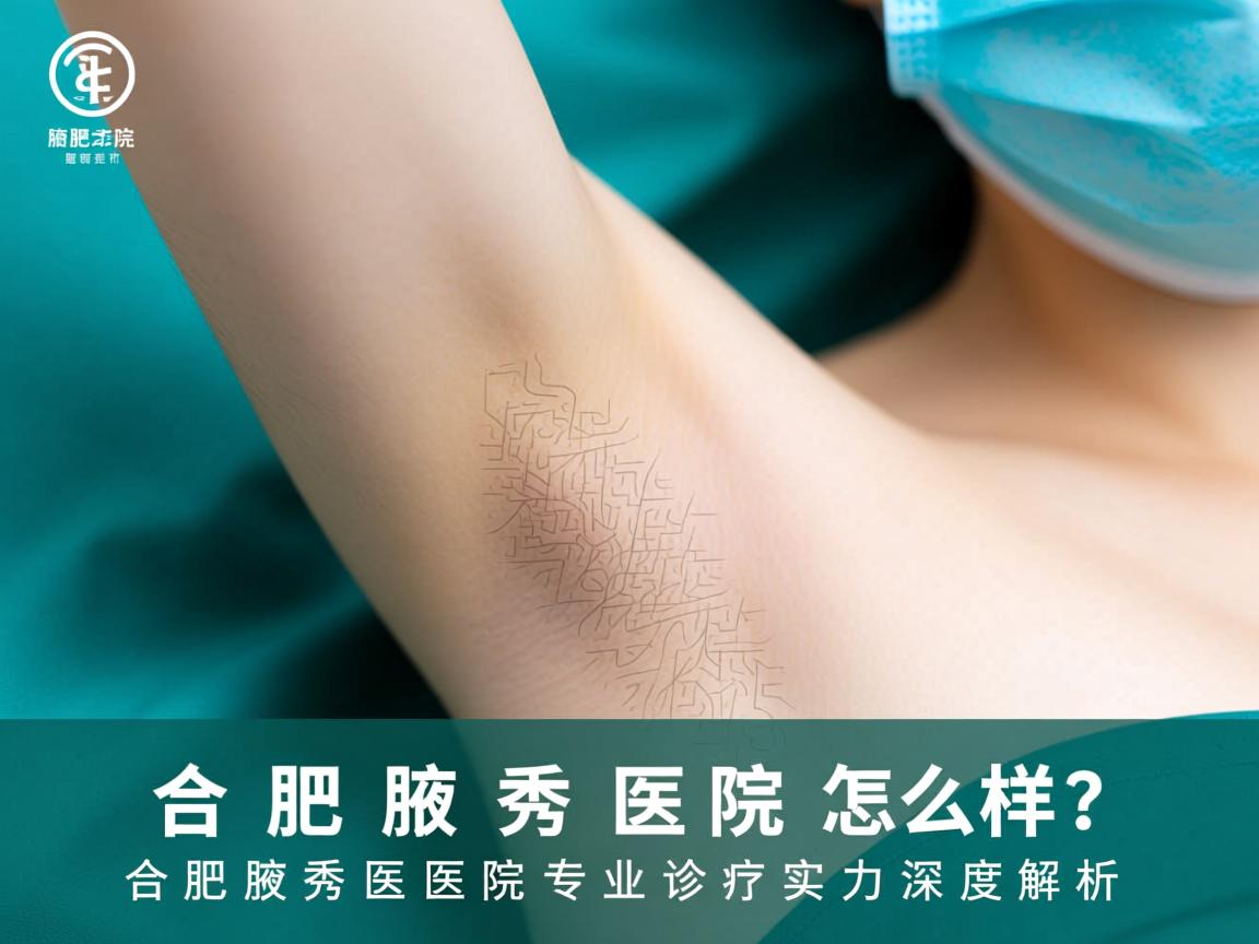 合肥腋秀医院怎么样？合肥腋秀医院专业诊疗实力深度解析