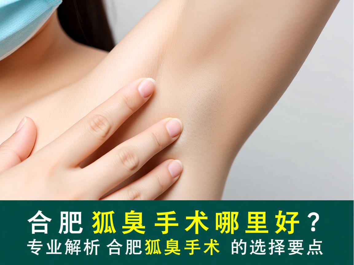 合肥狐臭手术哪里好？专业解析合肥狐臭手术的选择要点