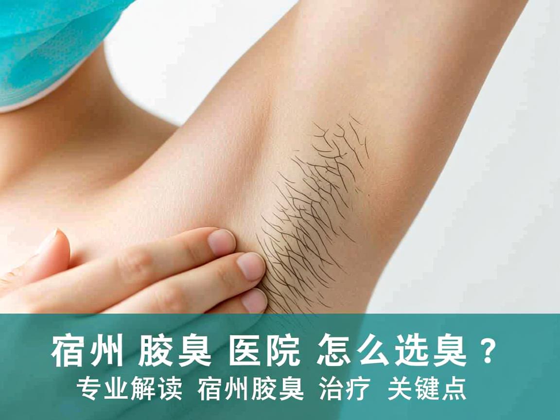 宿州腋臭医院怎么选？专业解读宿州腋臭治疗的关键点