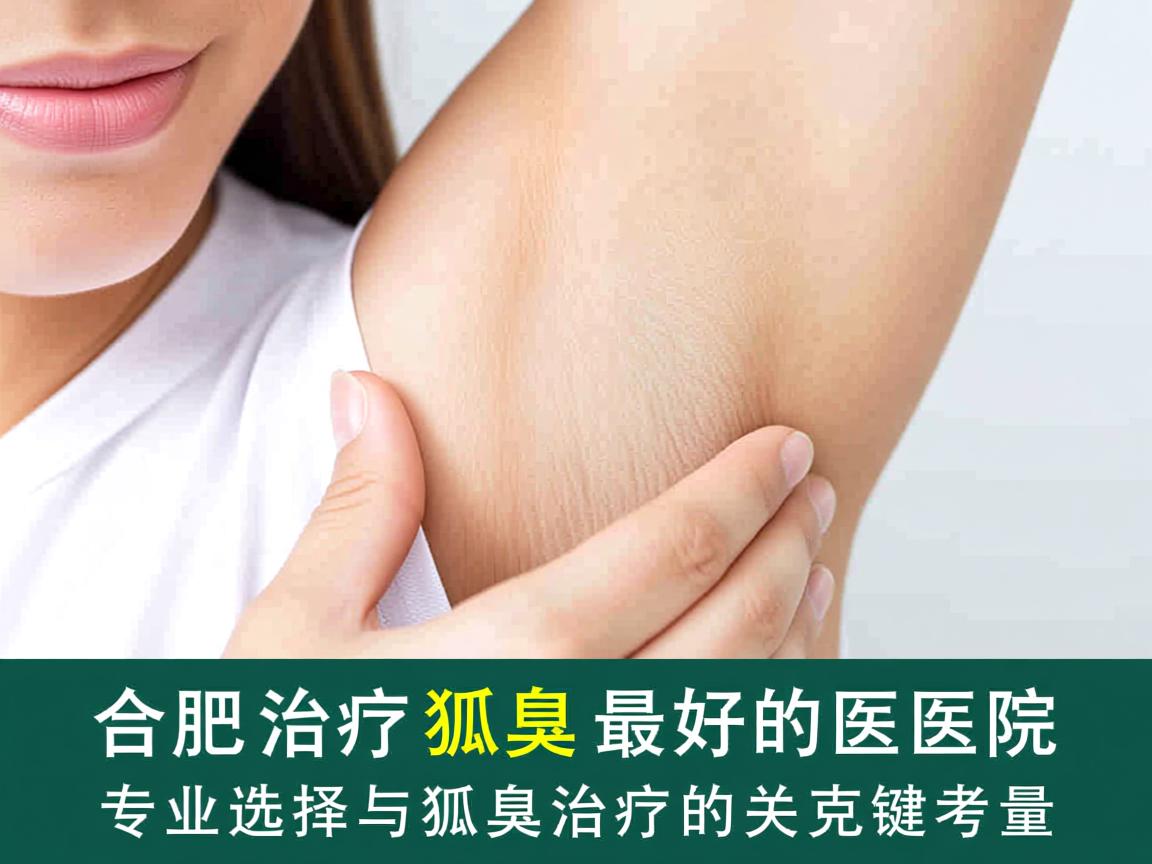 合肥治疗狐臭最好的医院，专业选择与狐臭治疗的关键考量