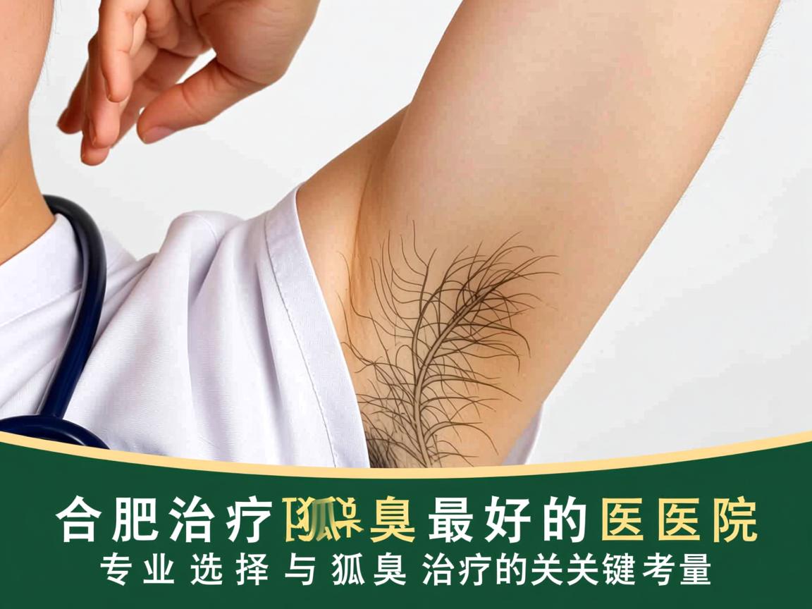 合肥治疗狐臭最好的医院，专业选择与狐臭治疗的关键考量