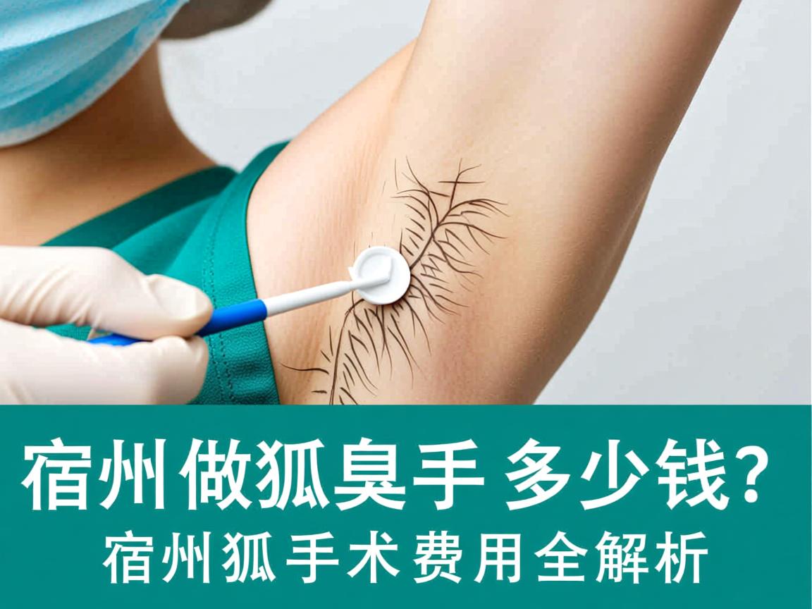 宿州做狐臭手术多少钱？宿州狐臭手术费用全解析