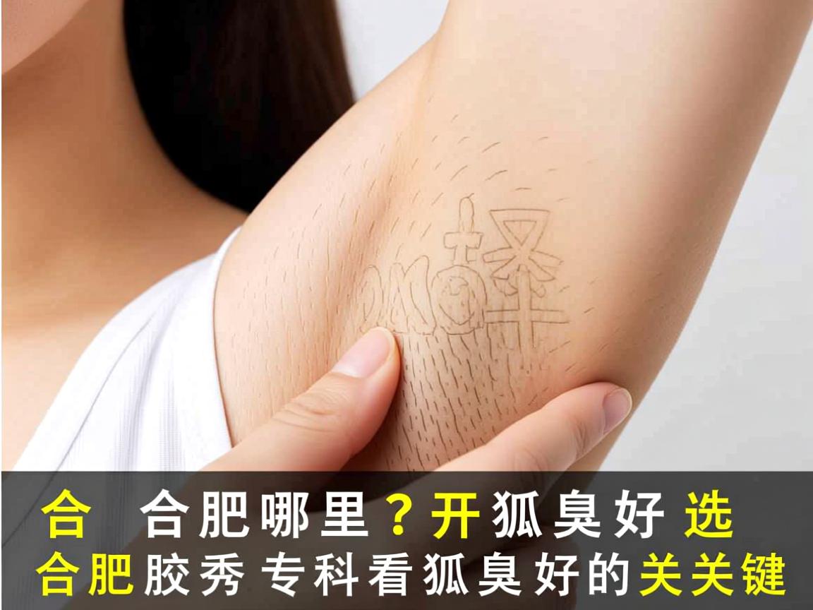 合肥哪里开狐臭好？选择合肥腋秀专科看狐臭好的关键