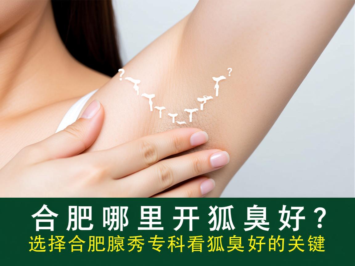 合肥哪里开狐臭好？选择合肥腋秀专科看狐臭好的关键