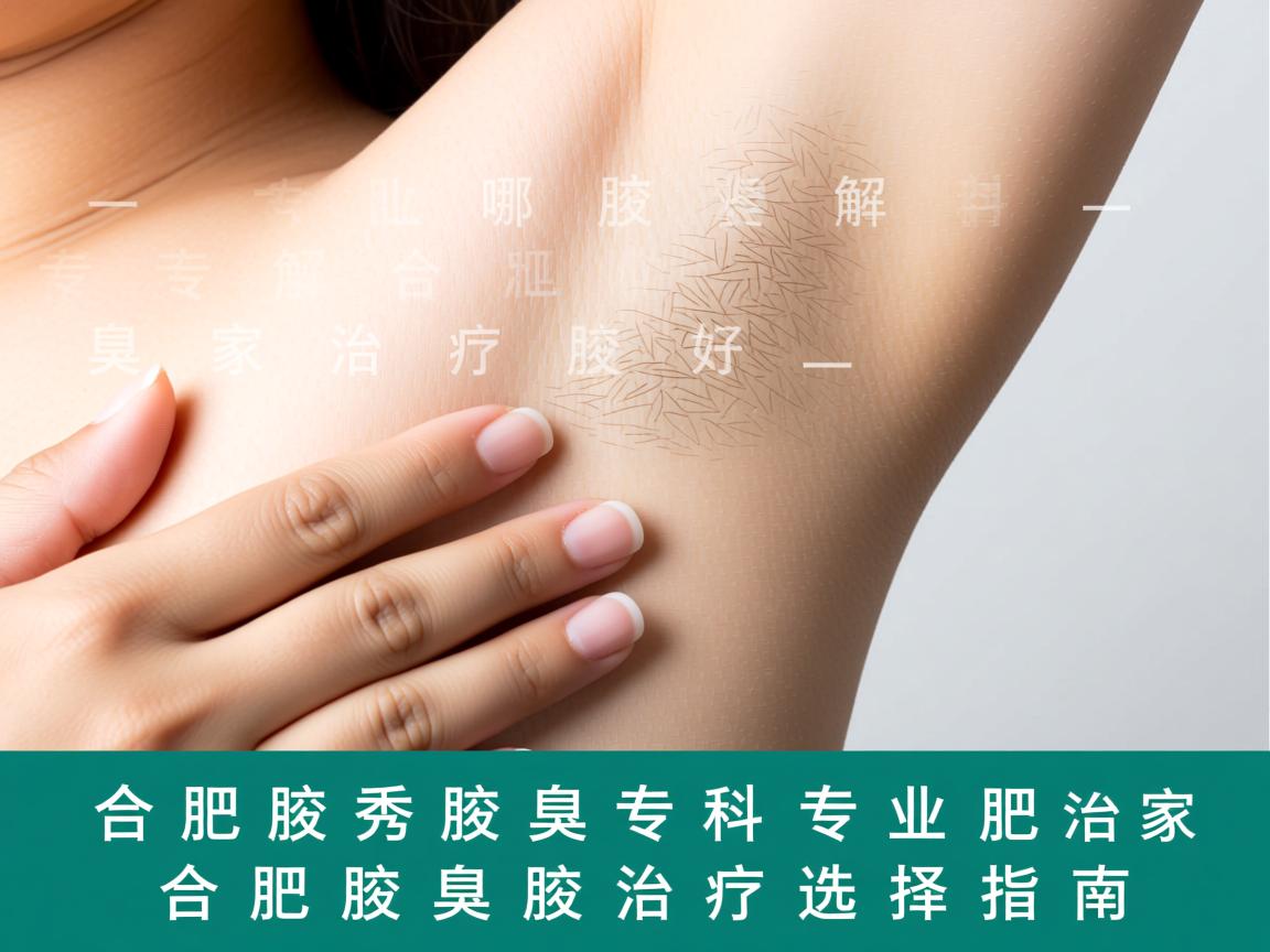 合肥腋秀腋臭专科，专业解析合肥哪家治疗腋臭好，合肥腋臭治疗选择指南