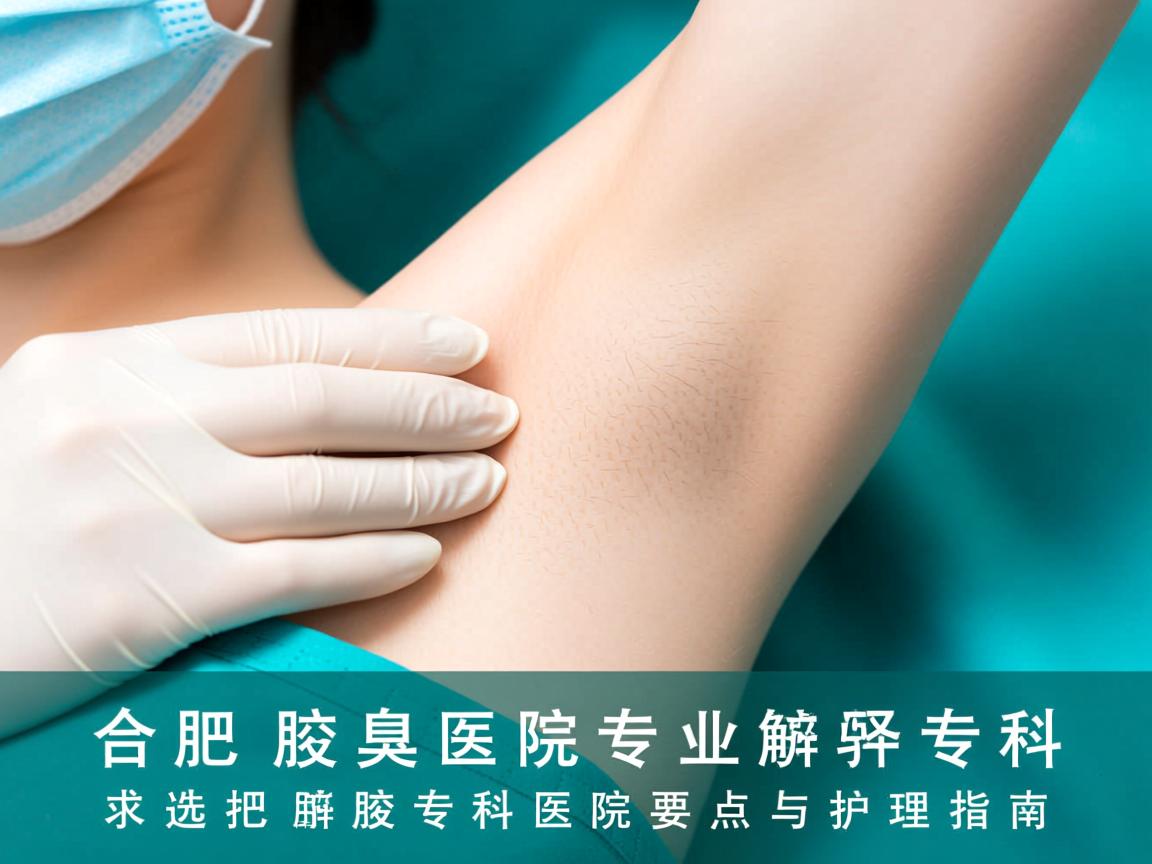 合肥腋臭医院专业解析，选择合肥腋臭专科医院的要点与护理指南