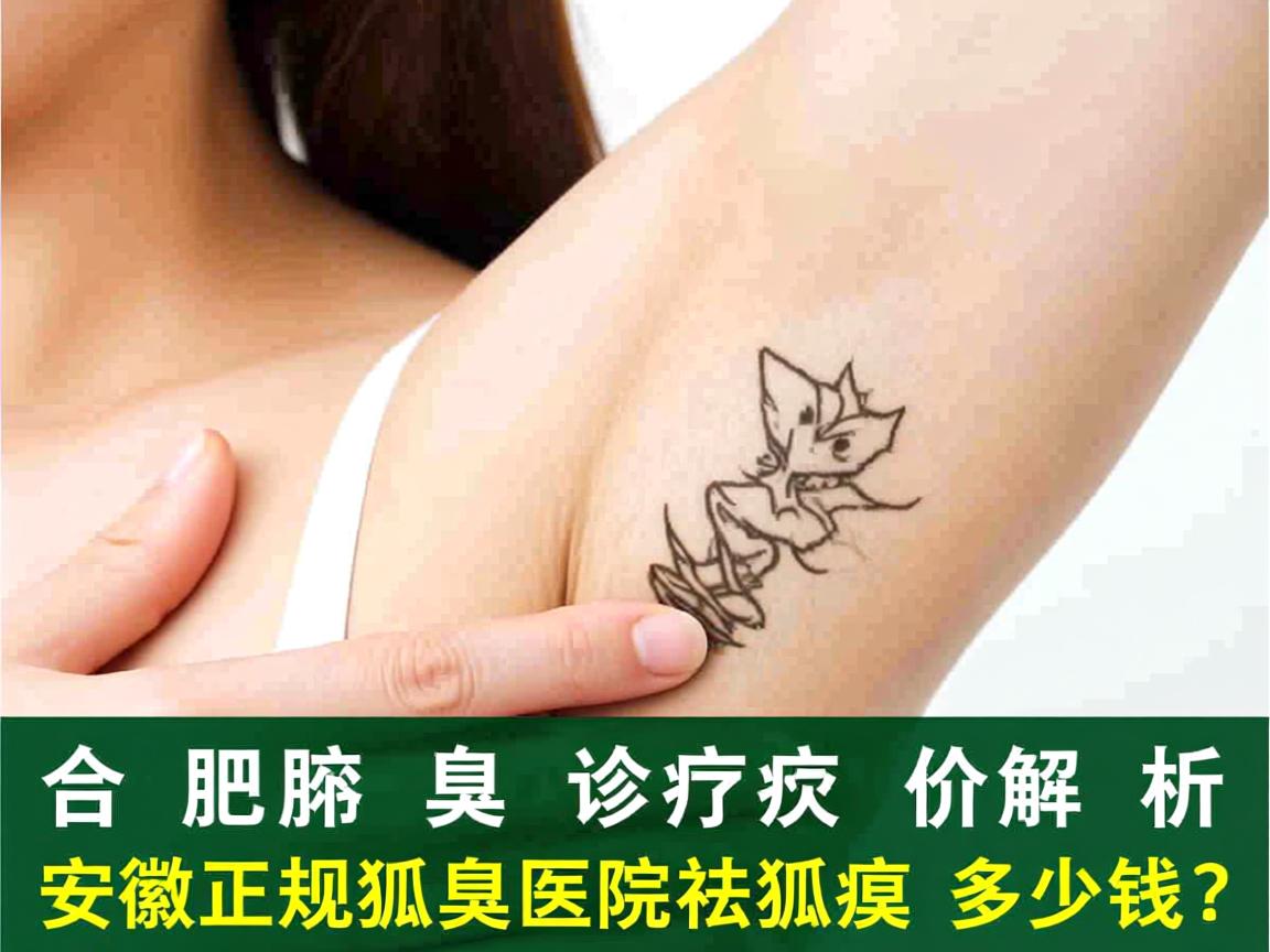 合肥腋臭诊疗价格解析，安徽正规狐臭医院祛狐臭多少钱？