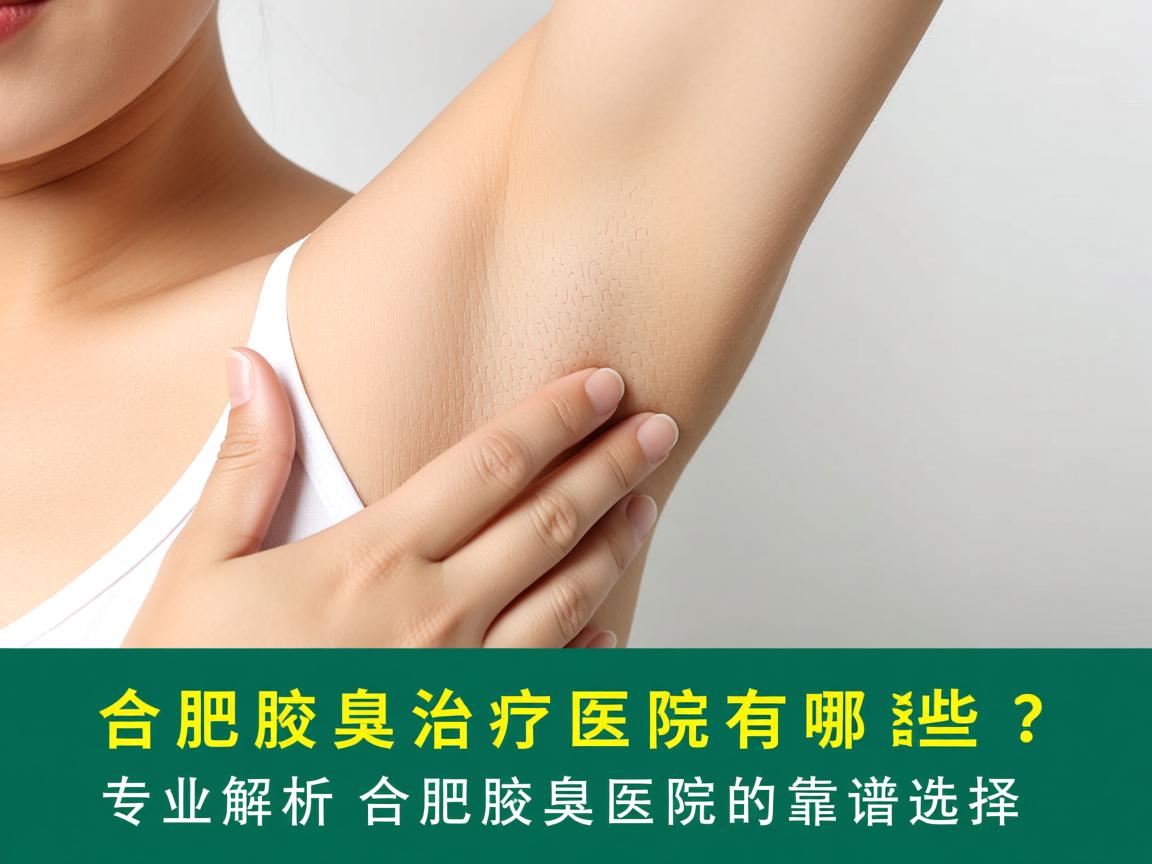 合肥腋臭治疗医院有哪些？专业解析合肥腋臭医院的靠谱选择