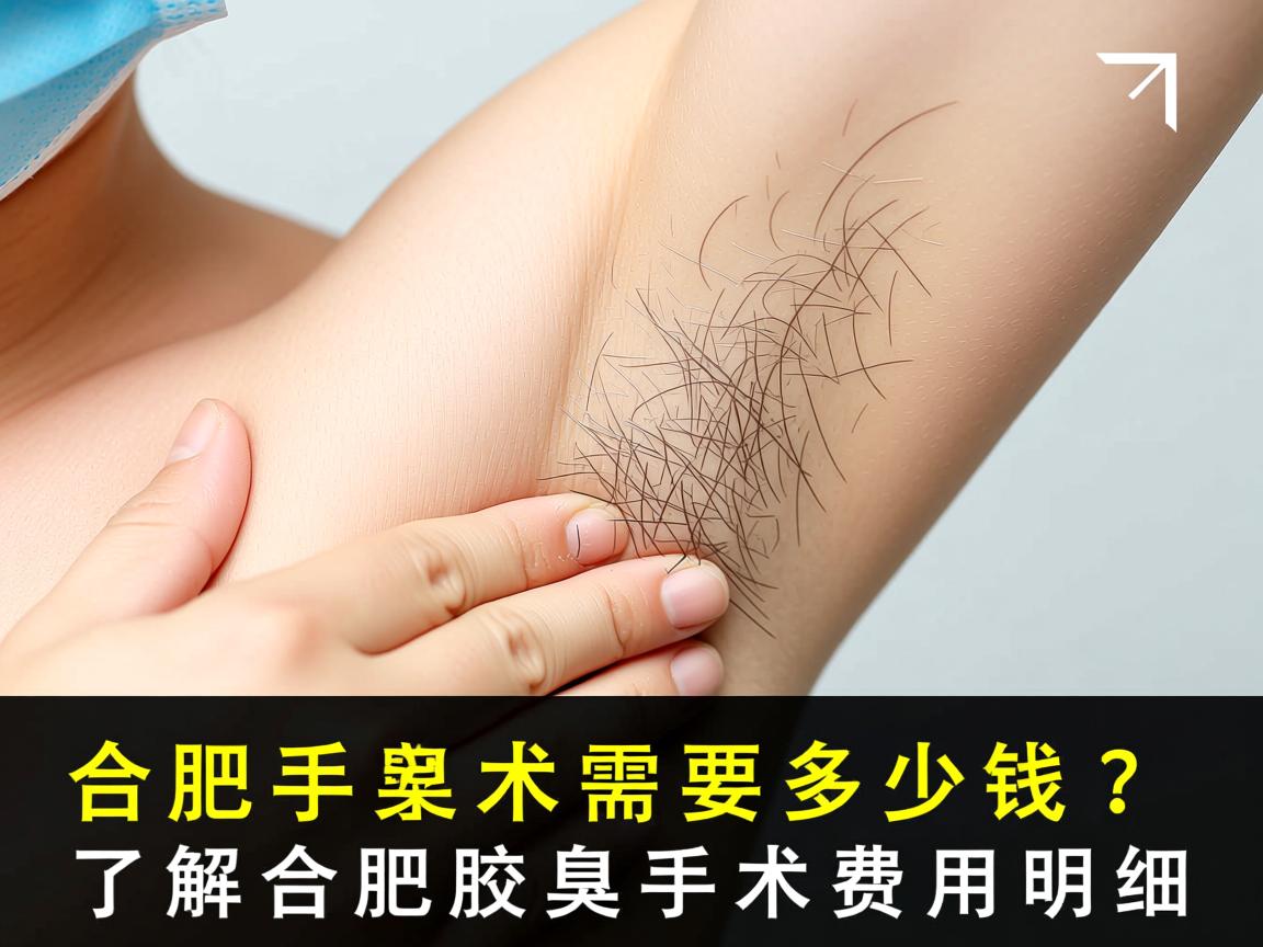 合肥腋臭手术需要多少钱？了解合肥腋臭手术费用明细
