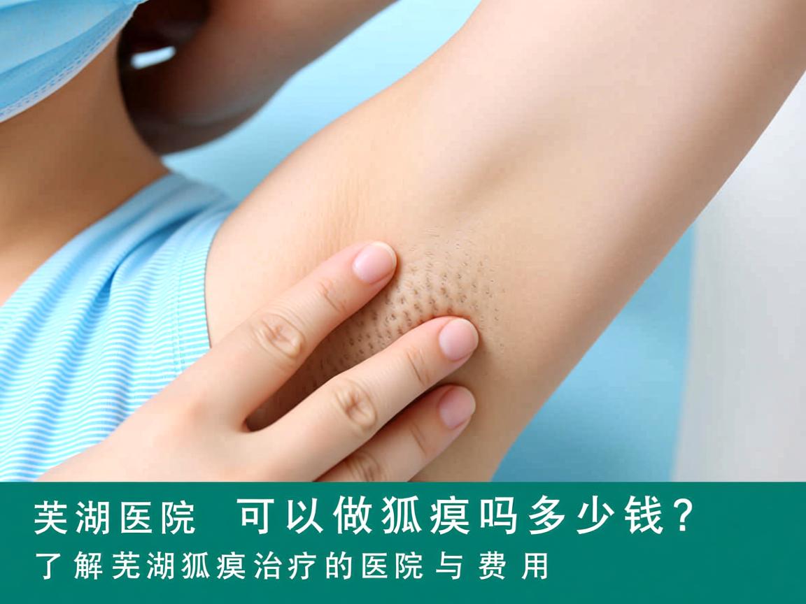 芜湖医院可以做狐臭吗多少钱？了解芜湖狐臭治疗的医院与费用
