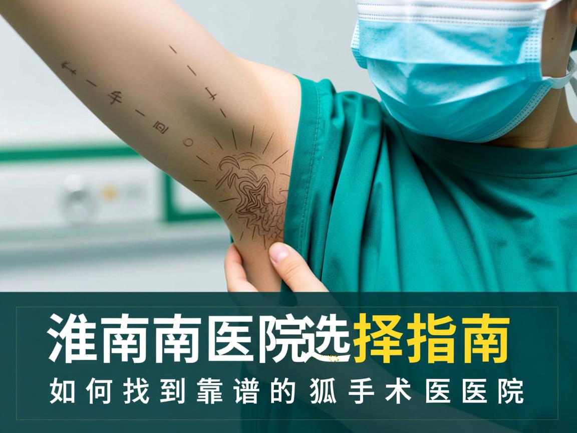 淮南狐臭手术医院选择指南，如何找到靠谱的狐臭手术医院