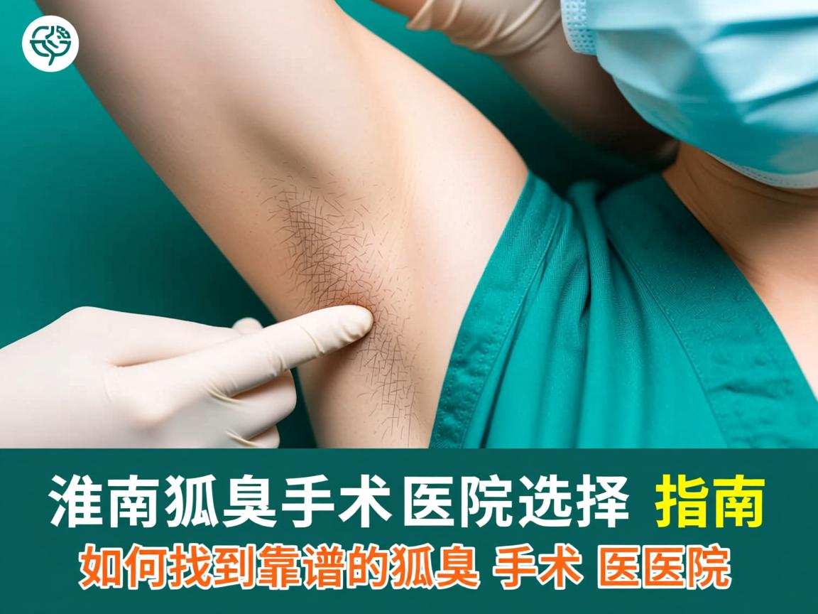 淮南狐臭手术医院选择指南，如何找到靠谱的狐臭手术医院