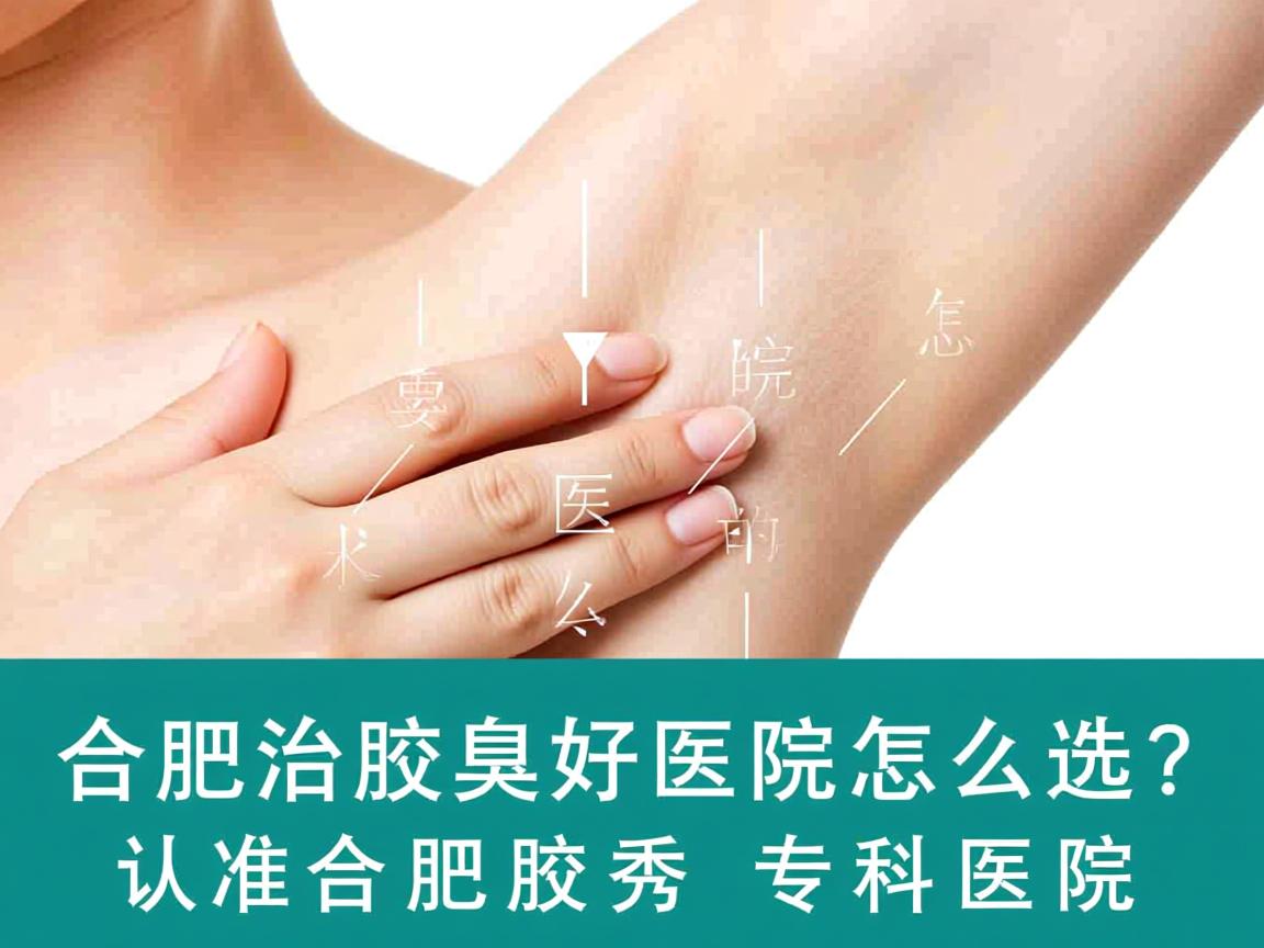 合肥治腋臭好的医院怎么选？认准合肥腋秀专科医院