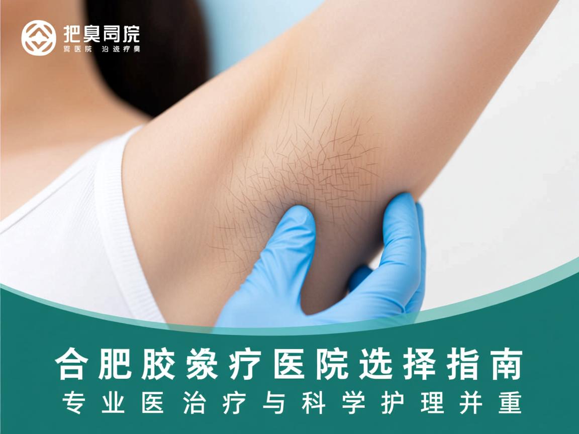 合肥腋臭治疗医院选择指南，专业医疗与科学护理并重
