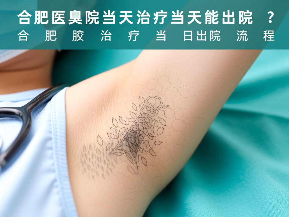 合肥腋臭医院当天治疗当天能出院吗？解析合肥腋臭治疗的当日出院流程