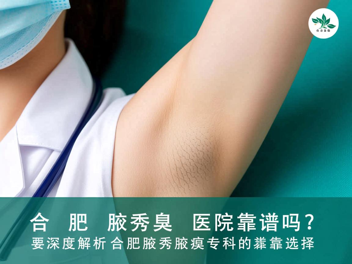 合肥腋秀腋臭医院靠谱吗？深度解析合肥腋秀腋臭专科的靠谱选择
