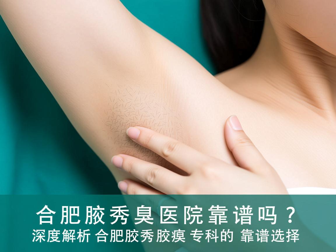 合肥腋秀腋臭医院靠谱吗？深度解析合肥腋秀腋臭专科的靠谱选择