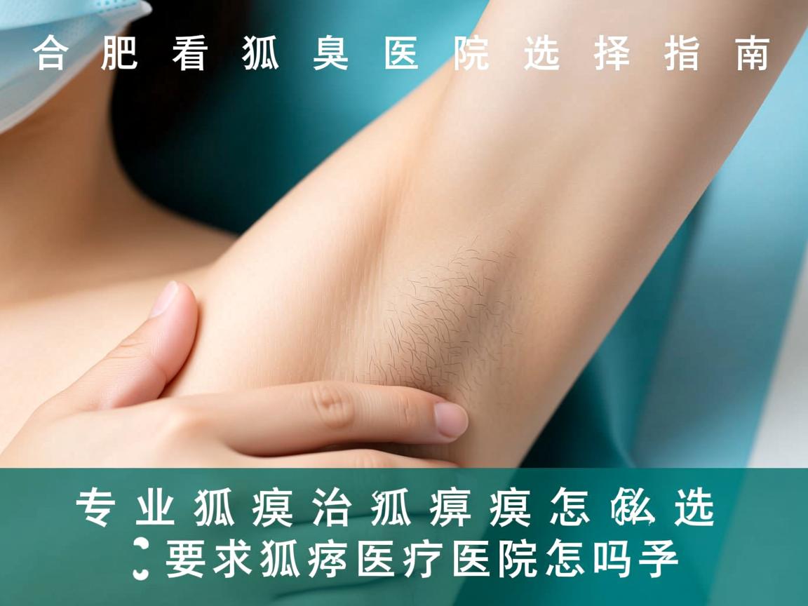 合肥看狐臭医院选择指南，专业狐臭治疗医院怎么选