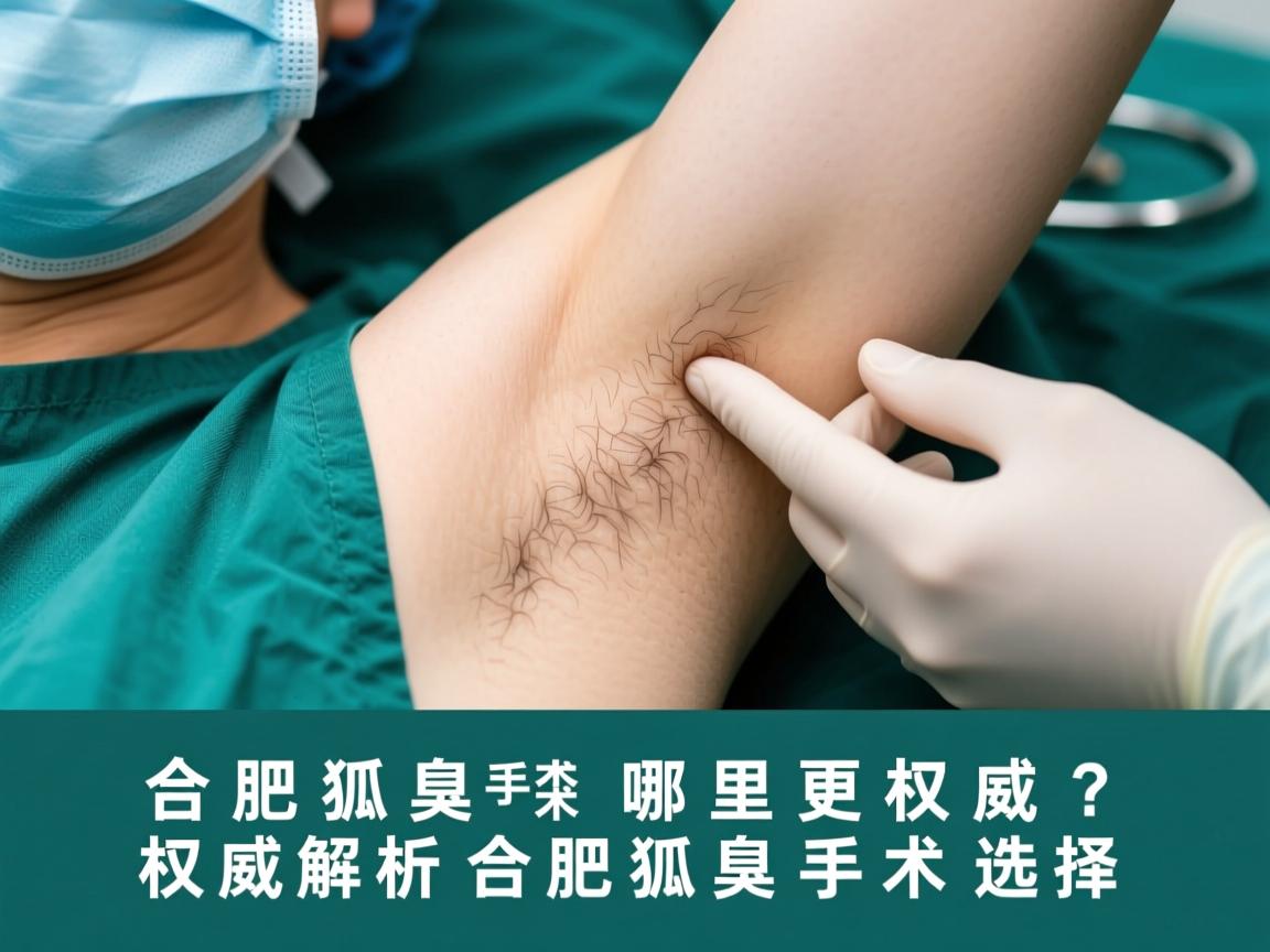 合肥狐臭手术哪里更权威？权威解析合肥狐臭手术选择