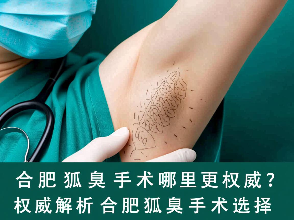 合肥狐臭手术哪里更权威？权威解析合肥狐臭手术选择