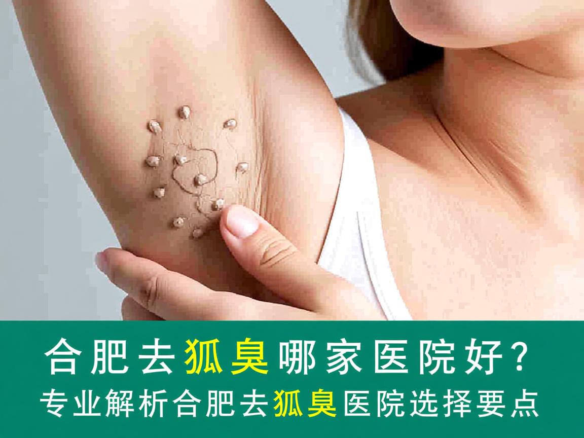 合肥去狐臭哪家医院好？专业解析合肥去狐臭医院选择要点