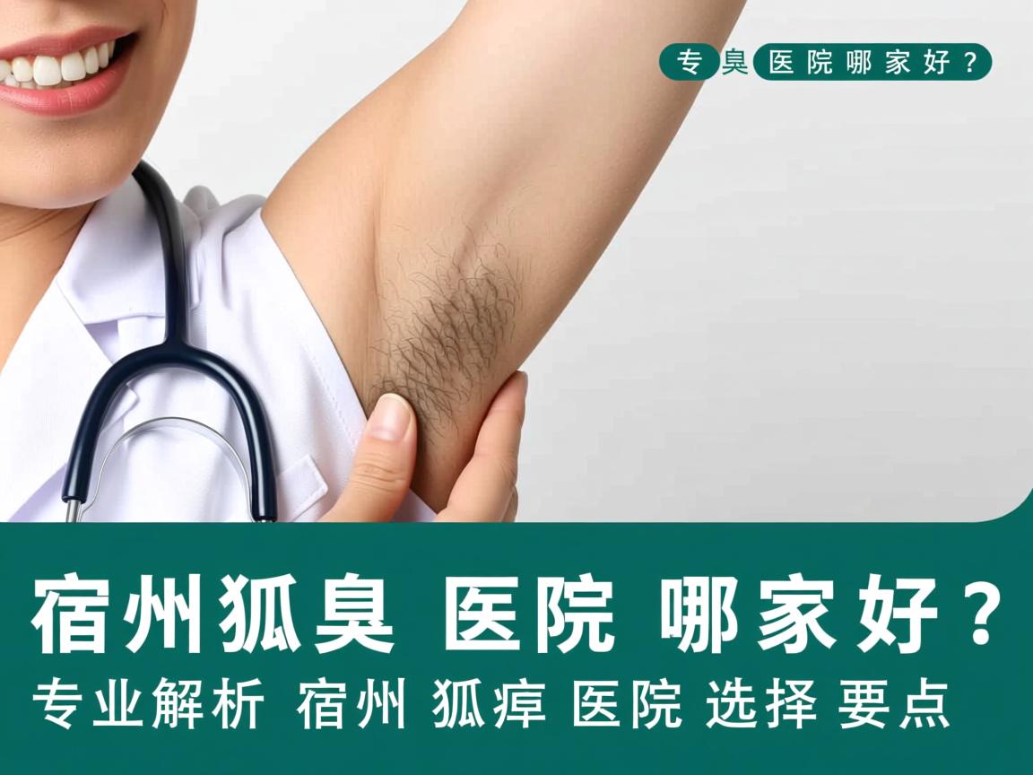 宿州狐臭医院哪家好？专业解析宿州狐臭医院选择要点