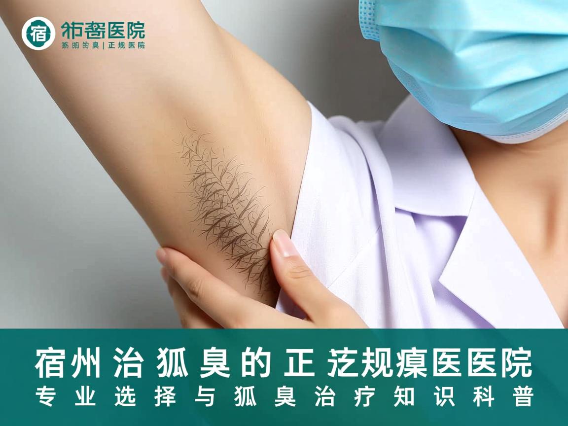 宿州治狐臭的正规医院，专业选择与狐臭治疗知识科普