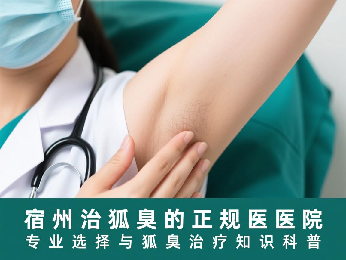 宿州治狐臭的正规医院，专业选择与狐臭治疗知识科普