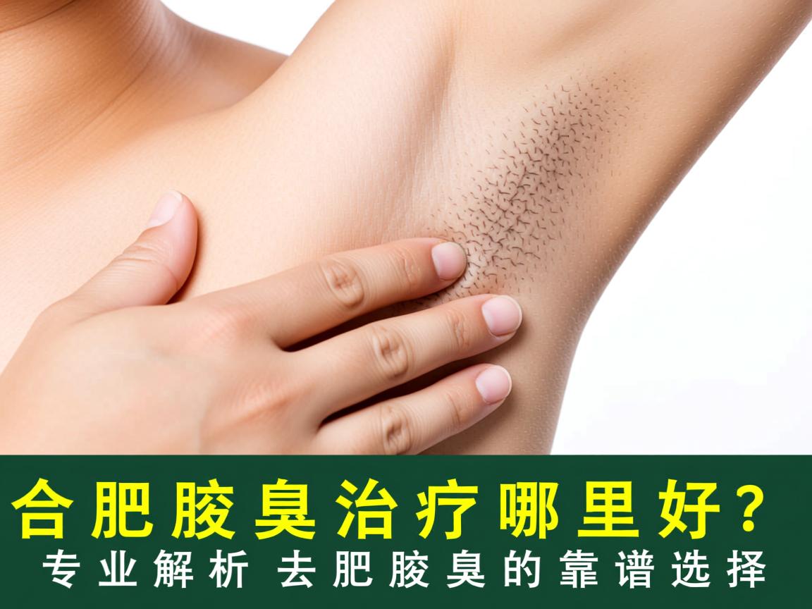合肥腋臭治疗哪里好？专业解析合肥去腋臭的靠谱选择
