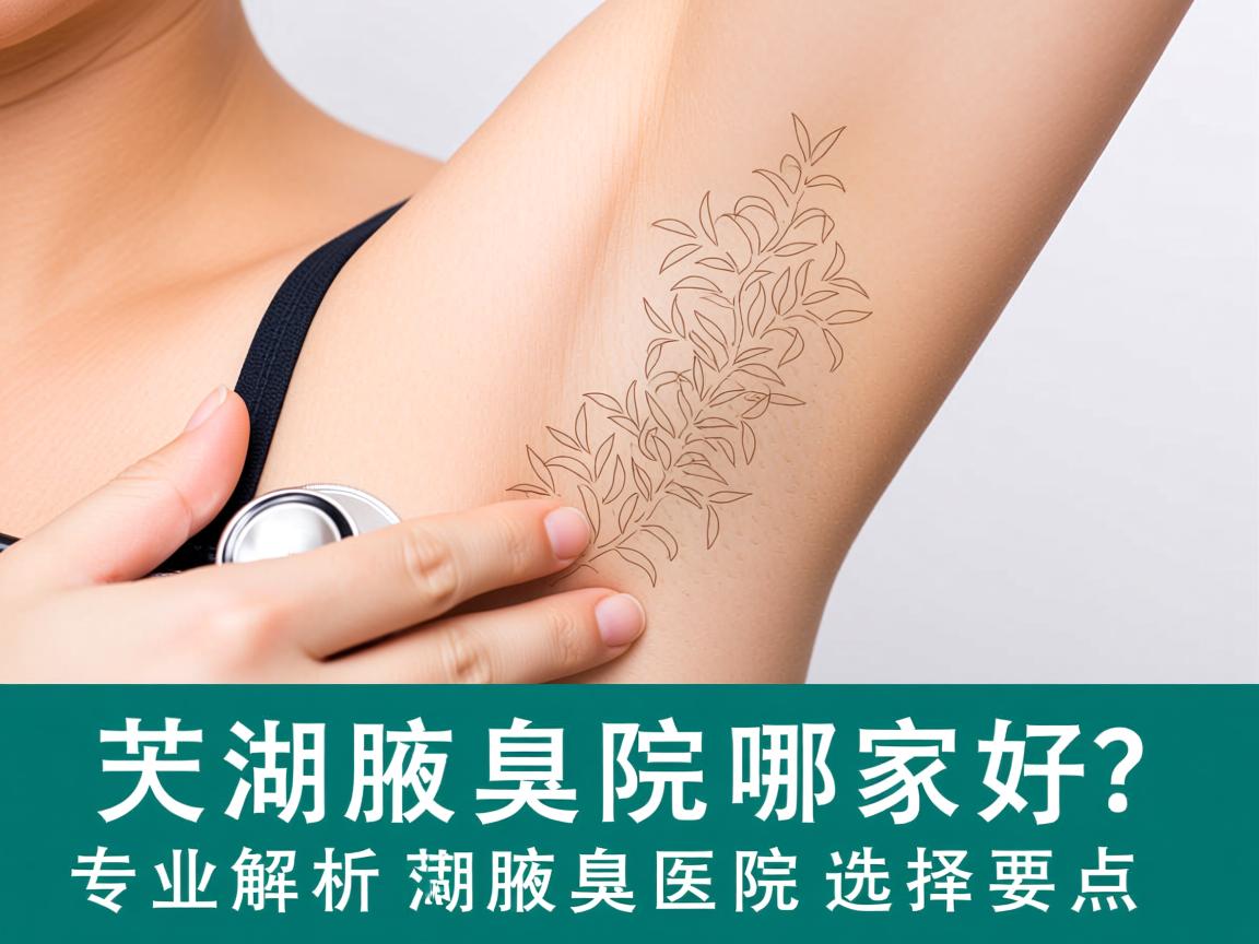 芜湖腋臭医院哪家好？专业解析芜湖腋臭医院选择要点