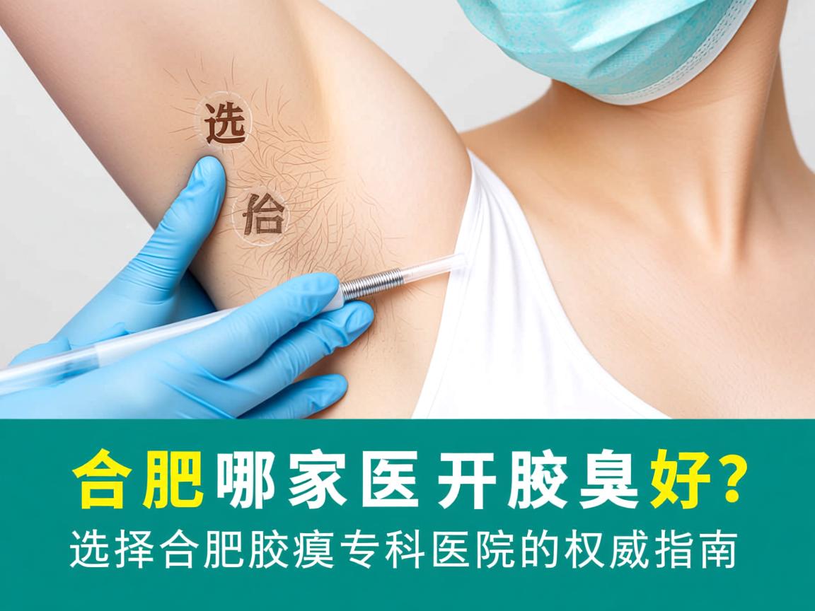 合肥哪家医院开腋臭好？选择合肥腋臭专科医院的权威指南