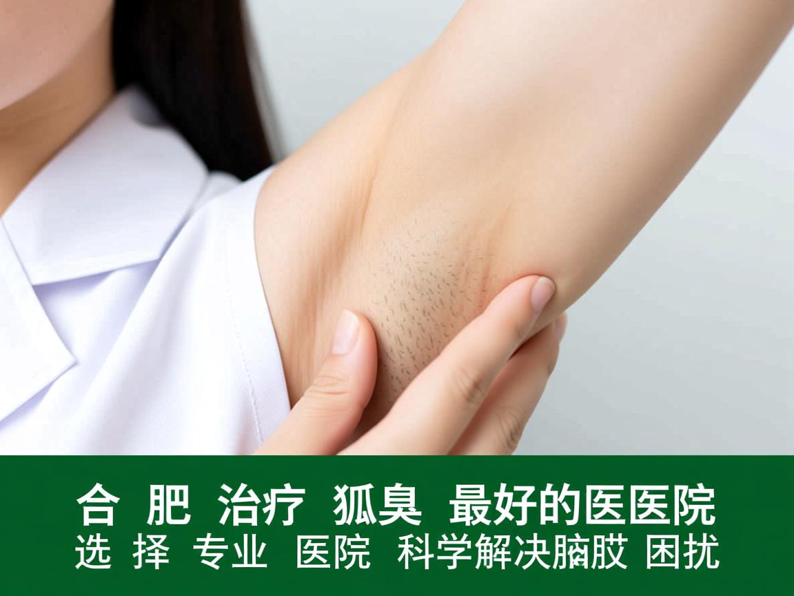 合肥治疗狐臭最好的医院，选择专业医院，科学解决腋臭困扰