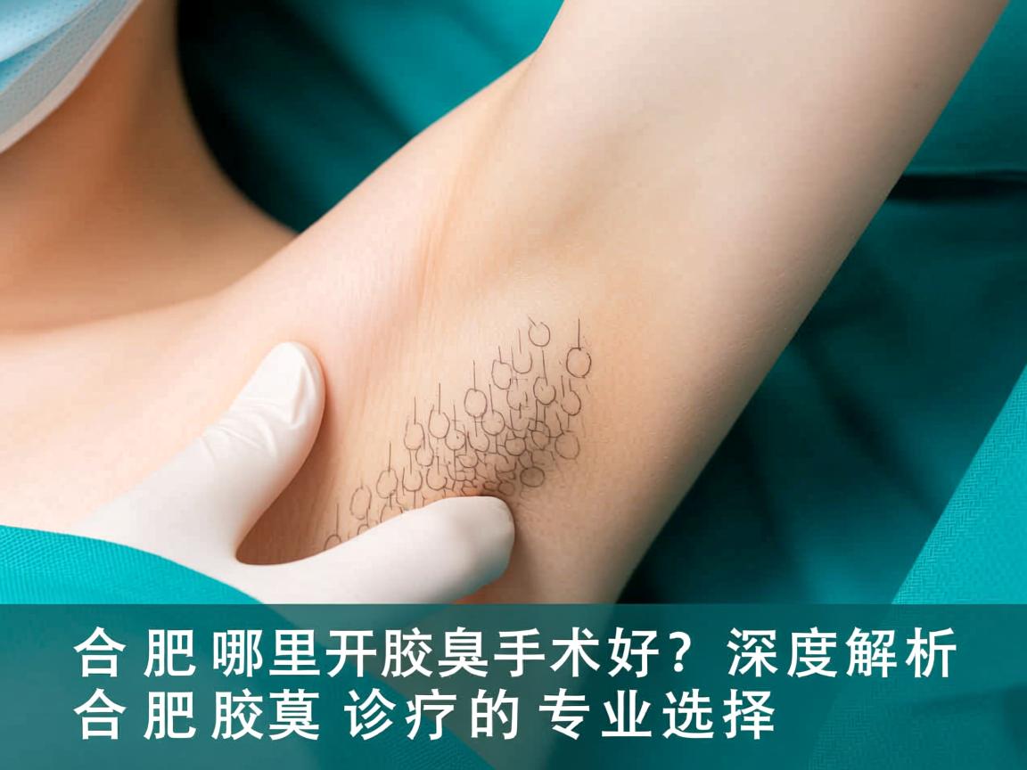合肥哪里开腋臭手术好？深度解析合肥腋臭诊疗的专业选择