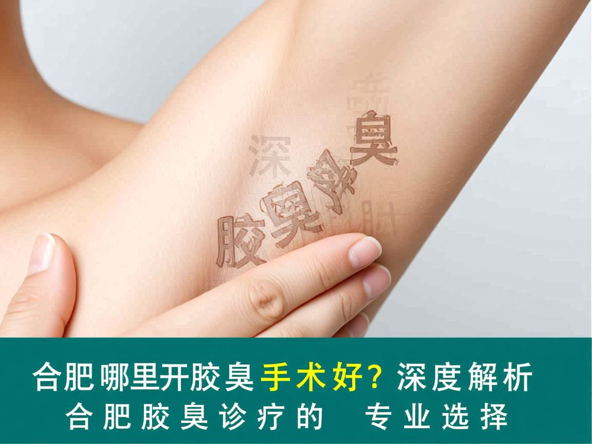 合肥哪里开腋臭手术好？深度解析合肥腋臭诊疗的专业选择