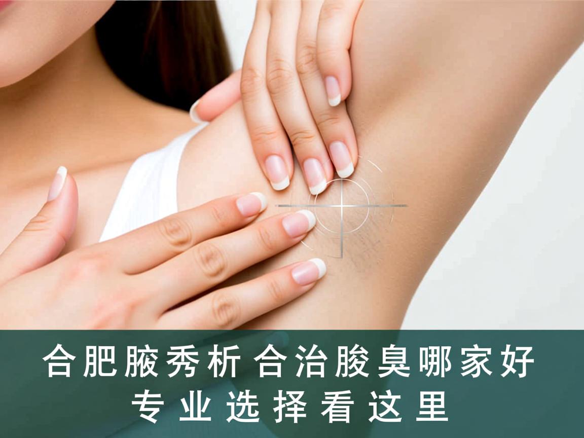 合肥腋秀解析，合肥治腋臭哪家好，专业选择看这里