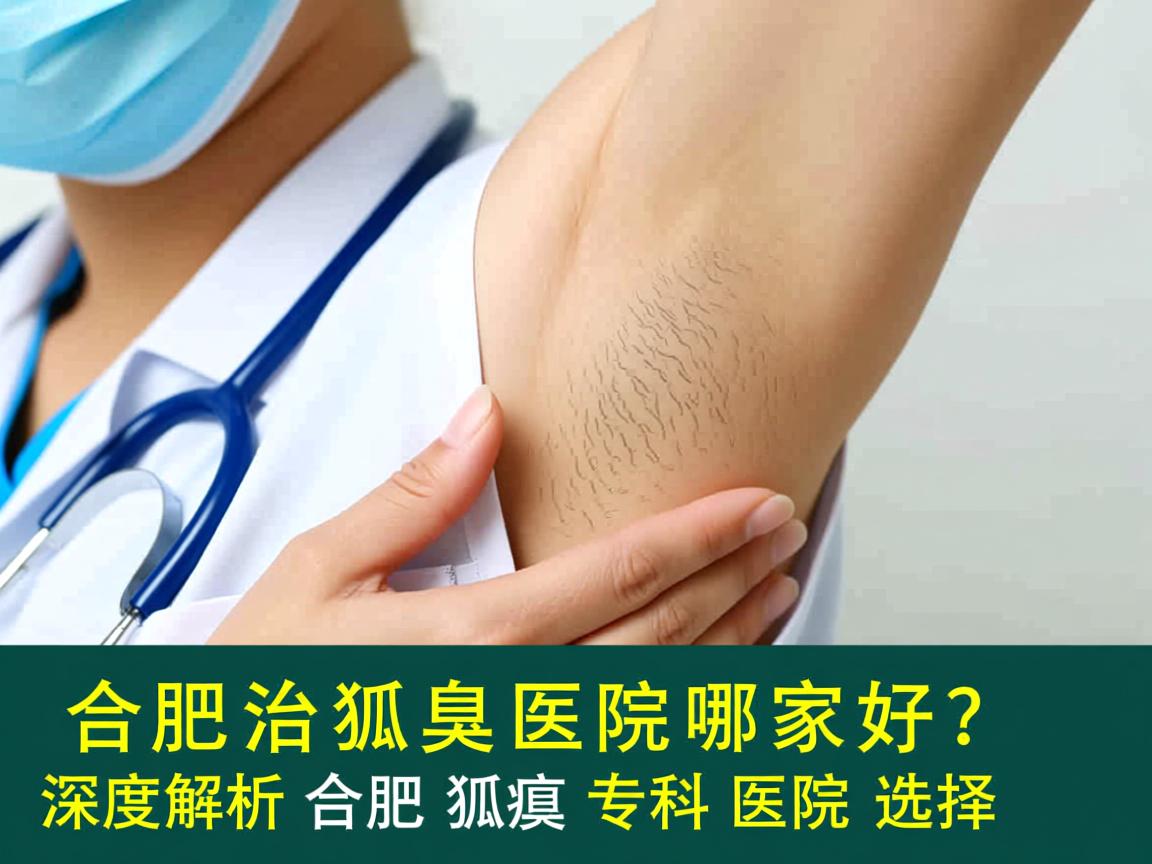 合肥治狐臭医院哪家好？深度解析合肥狐臭专科医院选择