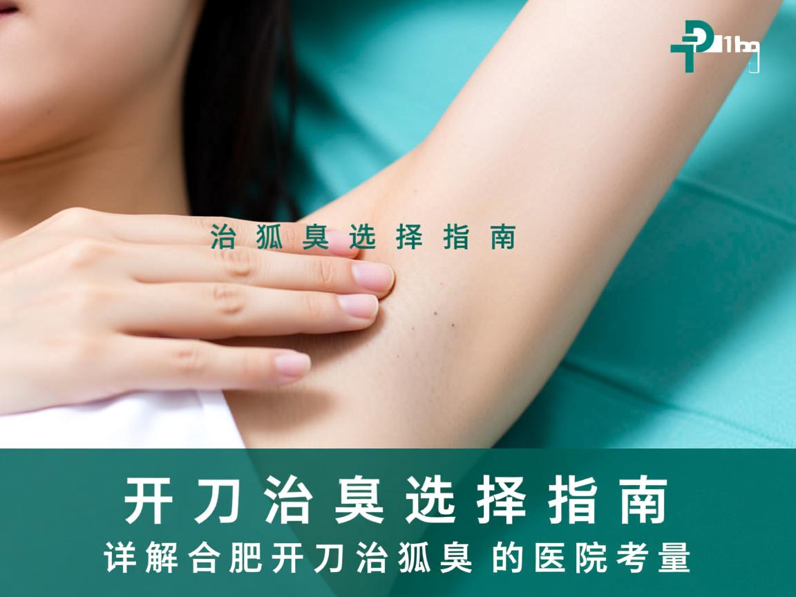 开刀治狐臭选择指南，详解合肥开刀治狐臭的医院考量