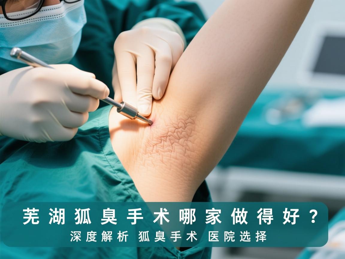 芜湖狐臭手术哪家做得好？深度解析狐臭手术医院选择