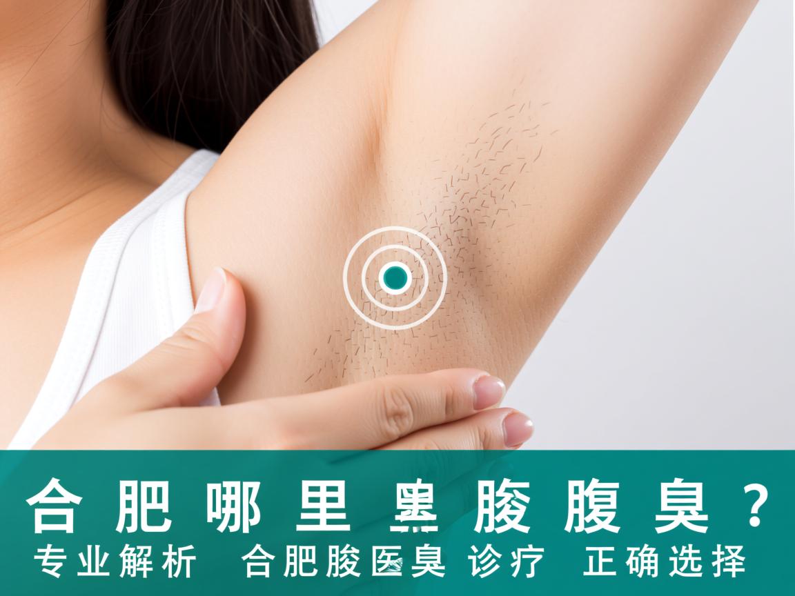 合肥哪里能去腋臭？专业解析合肥腋臭诊疗的正确选择