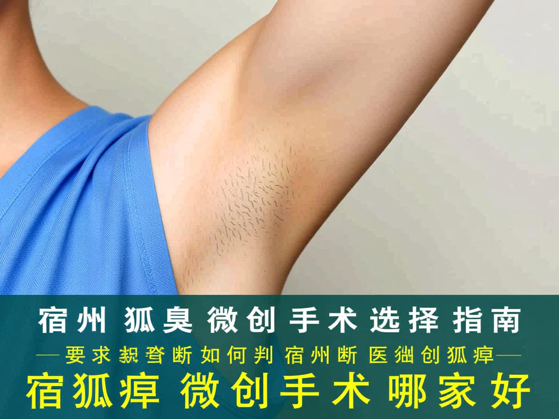 宿州狐臭微创手术选择指南,如何判断宿州狐臭微创手术哪家好 宿州狐臭微创手术选择指南,如何判断宿州狐臭微创手术哪家好