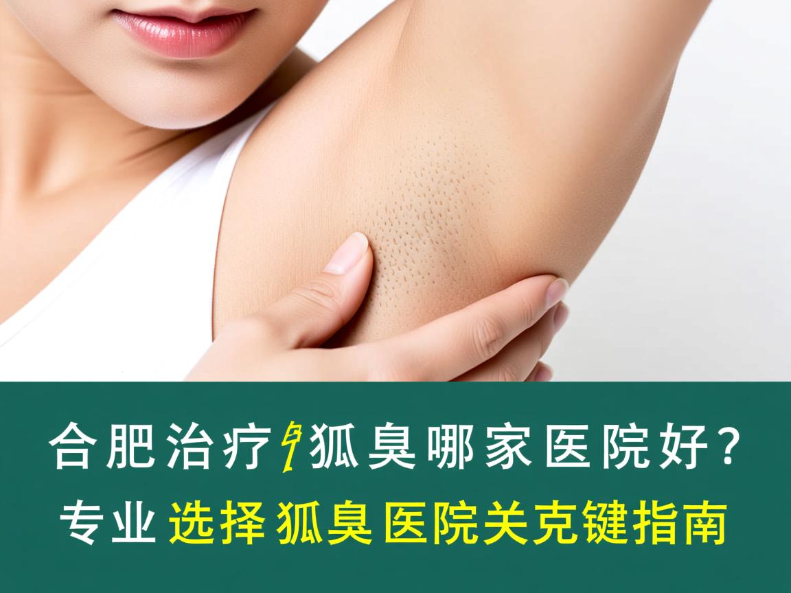 合肥治疗狐臭哪家医院好?专业选择狐臭医院的关键指南 合肥治疗狐臭哪家医院好?专业选择狐臭医院的关键指南