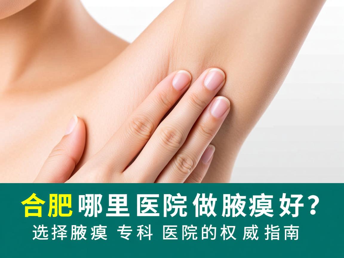 合肥哪里医院做腋臭好？选择腋臭专科医院的权威指南