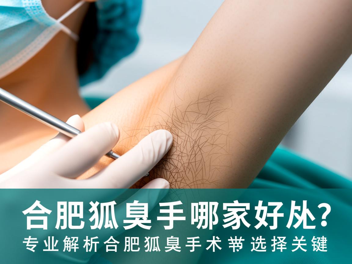 合肥狐臭手术哪家好？专业解析合肥狐臭手术的选择关键